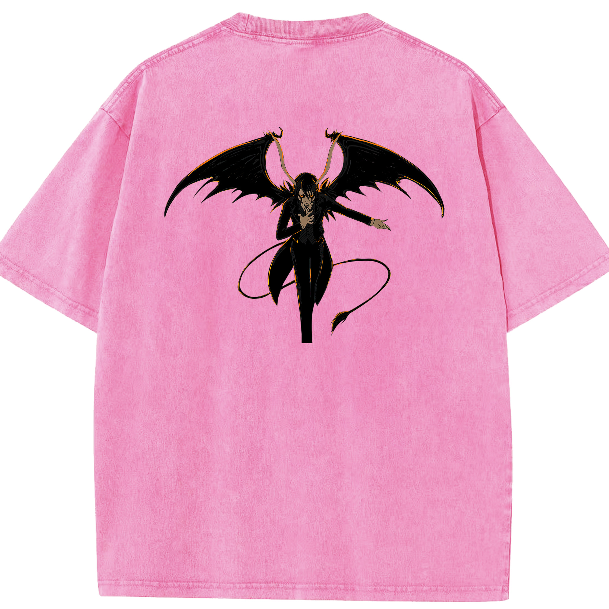 （画像用） ブリーチ ウルキオラ·シファー BLEACH Ulquiorra cifer 綿100% ヴィンテージ風 半袖Tシャツ（背面プリント）